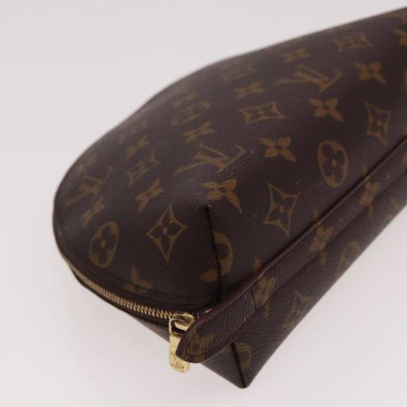 LOUIS VUITTON Monogram Trousse Demi Ronde Cosmetic Pouch M47520 LV Auth 77855 - Picture 7 of 16